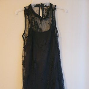 Black cocktail dress